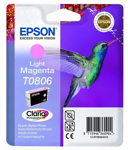Epson Original T0806 Light Magenta Ink Cart
