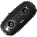 August MB100B Portable MP3 Player - Pocket Stereo with Integrated Speakers and LED Torch - Black