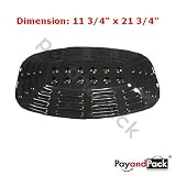 PayandPack 21-3/4" X 11-3/4" MBP 97331 BBQ Barbeque Barbecue Replacement Gas Grill Porcelain Steel Heat Plate Shield Tent Diffuser Deflector for Grill Mate, Uniflame, Lowes Model Grills