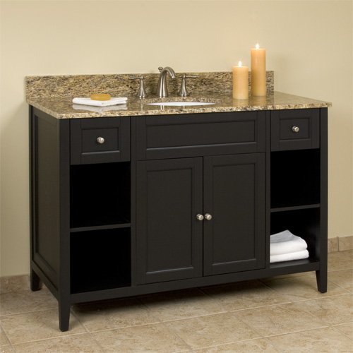 valentine 48 Black Vanity Undermount GraniteB005G7NSF6