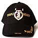 Low Profile Purple Heart Award Medal Logo Hat - Black