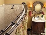 Moen DN2141OWB Double Curved Shower Rod, Old World Bronze