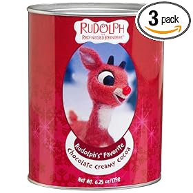 McSteven's Rudolph's Favorite Chocolate Creamy Cocoa, 6.25-Ounce Tins (Pack of 3)