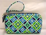 Vera Bradley New Wristlet Bag Purse Daisy Daisy