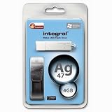 Integral 4Gb AG47 Metal USB Flash Drive with ReadyBoost for Windows Vista / 7