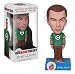 The Big Bang Theory Bobble Head Sheldon Cooper, Green Lantern