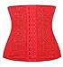 Fitglam Waist Trainer Weight Loss Lace Waist Cincher Girdle Shapewear for Women