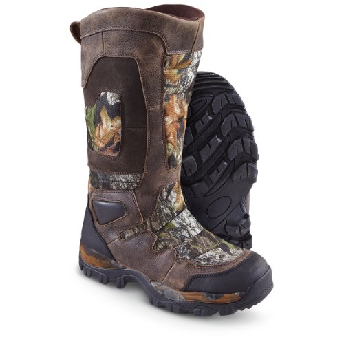 Men's Guide Gear 1000 gram 15 inch Premier Range Boots Mossy Oak, MOSSY OAK, 8.5