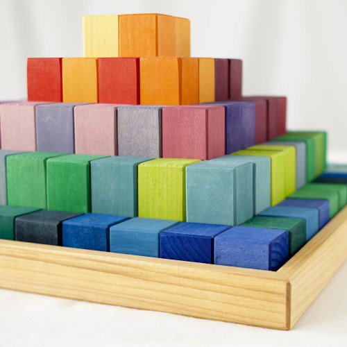 large wood building block set
