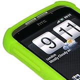 Amzer Silicone Skin Jelly Case for GSM version of HTC Wildfire  - Green
