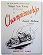 1948 Bonelli Stadium Saugus Ca Midget Racing Program Poster Print