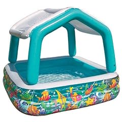 Schwimmbecken - Planschbecken - Pool mit Sonnendach 161x161