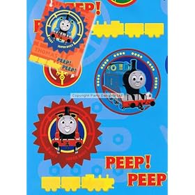 Thomas The Tank Engine - Giftwrap (2 sheets folded) and tags (2)