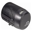 Swiss World Travel Mains Adapter With USB Port - Covers More than 150 Countries