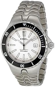 Ebel Men's 1215462 Sportwave Diver White Dial Watch by Ebel