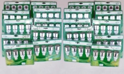 20-4 pack 80 pcs GU10 (MR16) 7W of Compact Fluorescent Light