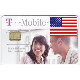 T-mobile USA Prepaid Sim Card with $10 Credit