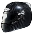 HJC Carbon Adult HX-11 Car Auto Helmet w/ Free B&F Heart Sticker Bundle - Carbon