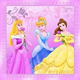 Disney Princesses Silk Elegance Decorative Pillow, 12-Inches-by-12-Inches