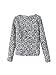 Persun Women Vintage Ethnic Print Long Sleeve Quilted Jacket Coat