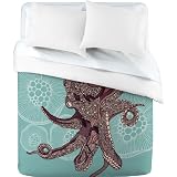 Duvet Cover Octopus Bloom (by DENY Designs)