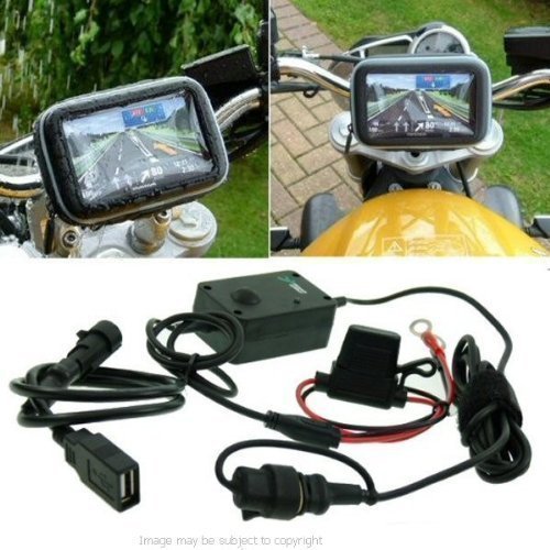 Best Choice Standard SatNav GPS Powered Motorcycle Mount Best Choice