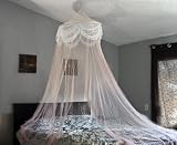 Pink Princess Bed Canopy Mosquito Net Bed Netting