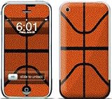 Basketball Design Protective Skin Decal Cover Faceplate for Apple iPhone (2G)