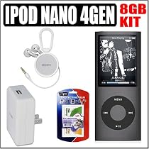 Apple iPod nano 8 GB Black (4th Generation) OLD MODEL