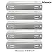 Edagemaster (5-pack) Stainless Steel Heat Plate 113-03005 Replacement for Dyna-Glo Gas Grill Models DGA480 DGA550 Grill