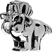 Authentic Chamilia Moose Bead