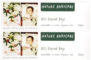 Nature Babycare Diaper Disposal Bags - 50 ct