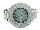 MENS DIAMOND JUMBO BEZEL WATCH KING MASTER TECHNO MASTER SUPER TECHNO ICE