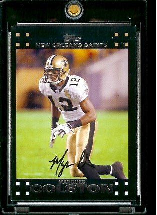 2007 Topps Football # 164 Marques Colston - New Orleans Saints - NFL Trading Cards