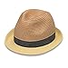Wallaroo Hat Company W Collection - St. Tropez Trilby : Natural Combo