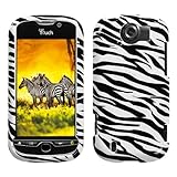 Black/ White Zebra Faceplate Hard Plastic Protector Snap-On Cover Case HTC  ....