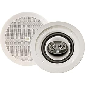 JBL SP6CSII Round 6.5 Inch Stereo Dual-Tweeter In-Ceiling Speaker