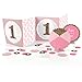 Big Dot of Happiness 1st Birthday Girl - Fun to be One First Party Centerpiece & Table Decoration Kit