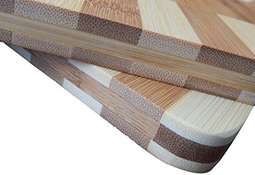 Simplistex (TM) - 2 Pack - Thick Bamboo Cutting Board - 13.7" x 9.7" x .6"