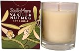 Stella Mare Vanilla Nutmeg Soy 10 Ounce Candle In Glass