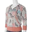 Lucky Brand Junior's Tropical Print Zipper Hoodie