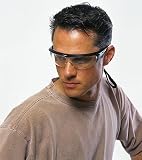 SPERIAN MILLENNIA Protective Glasses, Silver Inside/Outside Lens, Black Frame