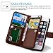 iPhone 6 Plus Case, iPhone 6s Plus Case, TabPow [Wallet Case] 9 Card Holder [Detachable Wallet Folio] PU Leather Flip Case Cover for iPhone 6 Plus/iPhone 6s Plus (5.5 inch), Brown