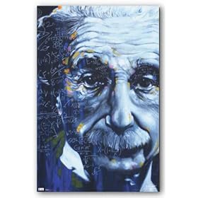 Albert Einstein - Artistic Formulas 22"x34" Art Print Poster
