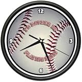 BASEBALL ~Wall Clock~ boys bedroom glove hat team gift