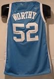James Worthy Autographed Uniform - North Carolina Tar Heels w/"1982 Champs - Autographed NBA Jerseys