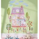Wallies Peel and Stick Wall Play Mural, Play House