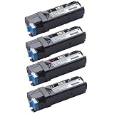 Speedy Inks - Compatible Dell Set of 4 Toner Cartridges for Dell 2150, 2155 Printers: 1 Black, 1 Cyan, 1 Magenta, 1 Yellow ~ Unknown