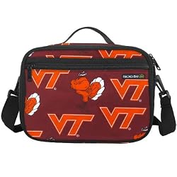 Virginia Tech Lunch Box Insulated Hokies Cooler Bag - NO Lead Lead-Free Lunchbox