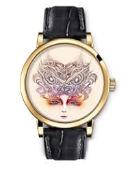 SPRAWL Aanalog Fashion Series Gold Ladies Watches of Genuine Black Leather Strap,Unique Wrist Watch for Women Girls Designed with Brain strange woman